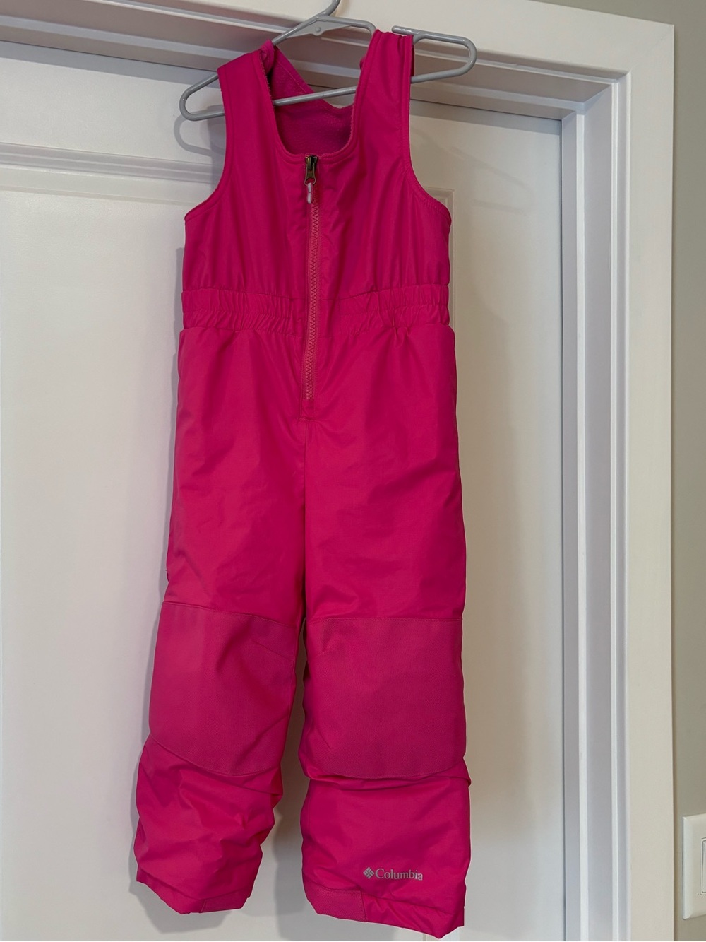 4T Columbia Pink Girls' Snow Bib Pants